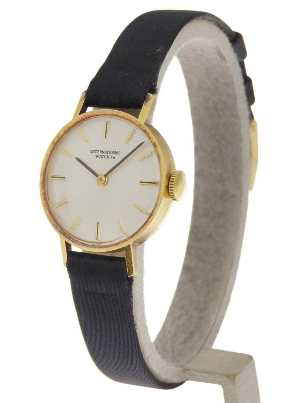 IWC Watches vintage cal.41 SilverDial K18 yellow gold/leather Hand Winding...